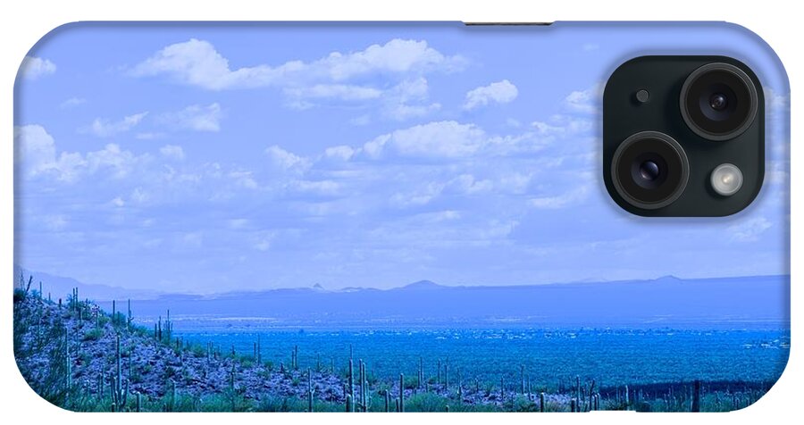 Blue iPhone Case featuring the photograph Not So True Blue by Melisa Elliott