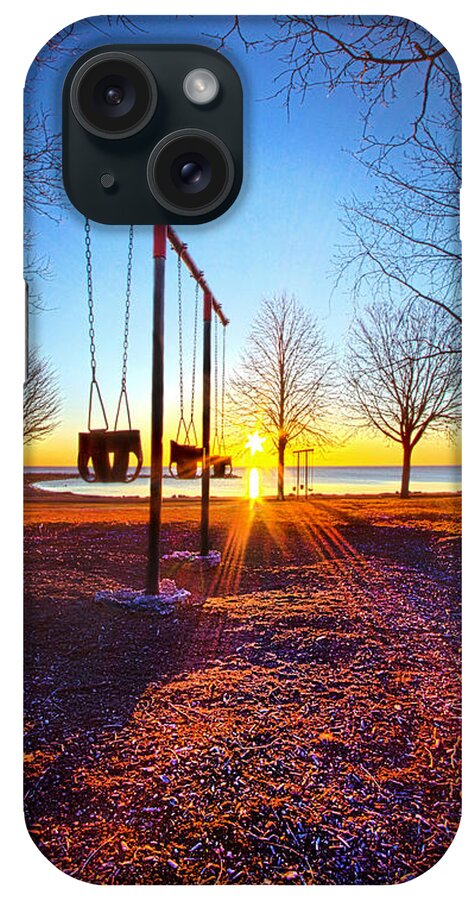 Swing Set iPhone Case featuring the photograph Nothing Has Been Without Purpose by Phil Koch