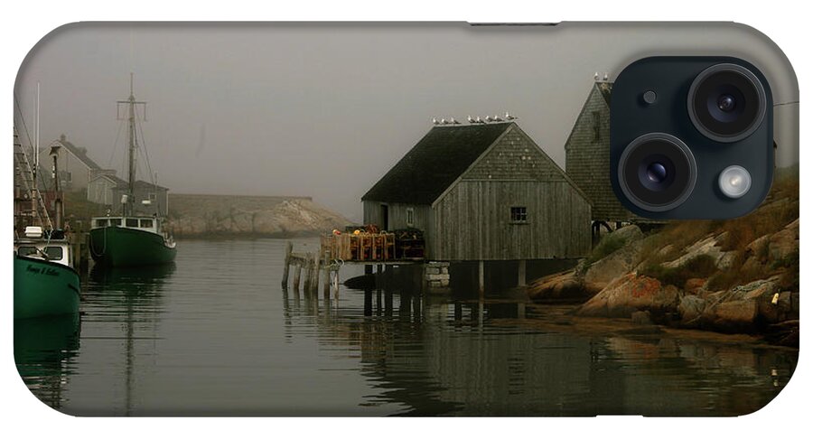  iPhone Case featuring the photograph Nova Scotia harbor by Mark Alesse