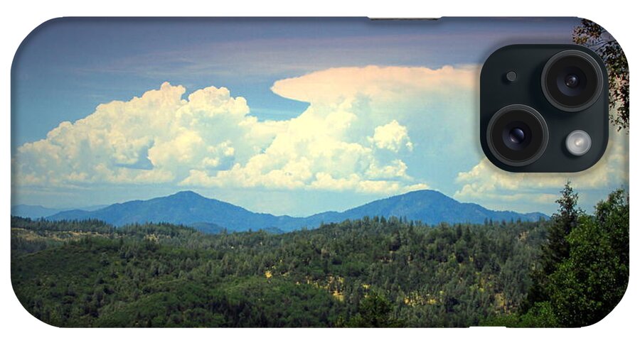 Clouds iPhone Case featuring the photograph Oakrun Thunderstorm by Joyce Dickens