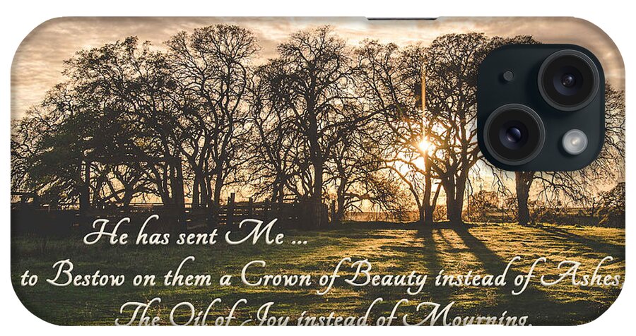 Landscape iPhone Case featuring the photograph Oaks of Righteousness Isaiah 61 by Tracie Moore