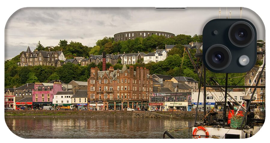 Oban iPhone Case featuring the photograph Oban Harbour Two by Bob Phillips