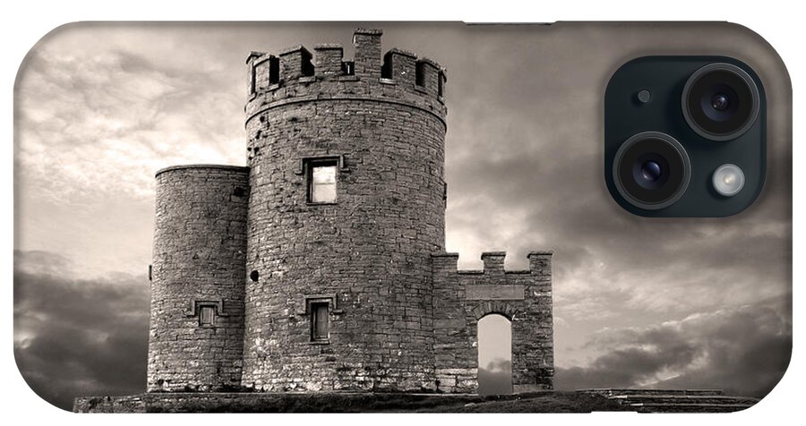 O'brien's Tower iPhone Case featuring the photograph O'Brien's Tower at the Cliffs of moher Ireland by Pierre Leclerc Photography