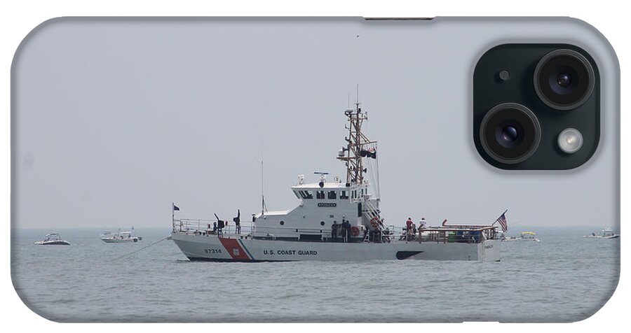Ocean City Md iPhone Case featuring the photograph Ocean City's US Coast Guard on Patrol by Robert Banach
