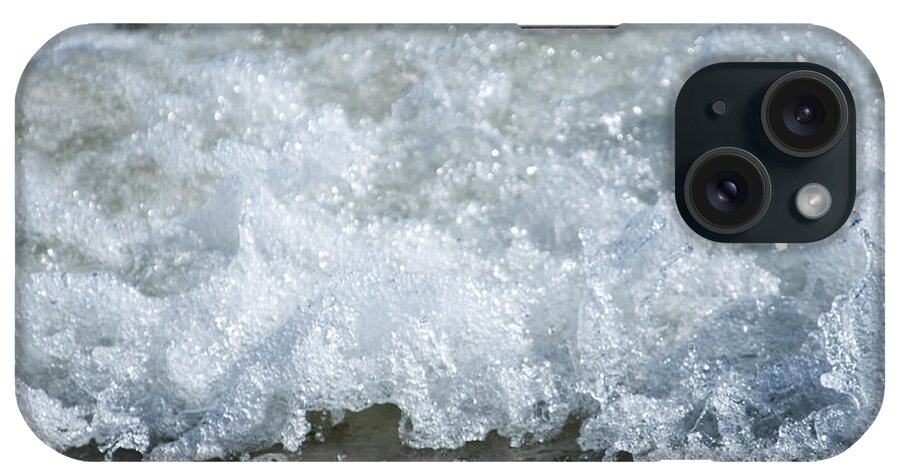 Ocean iPhone Case featuring the photograph Ocean Edge Bubbles by Brian Green