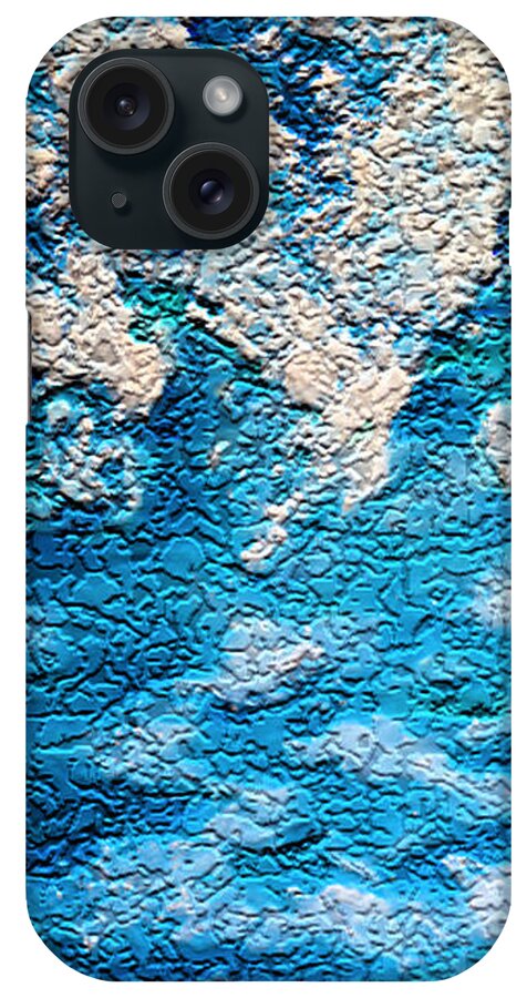 Ocean iPhone Case featuring the painting Ocean Foam by Portraits By NC