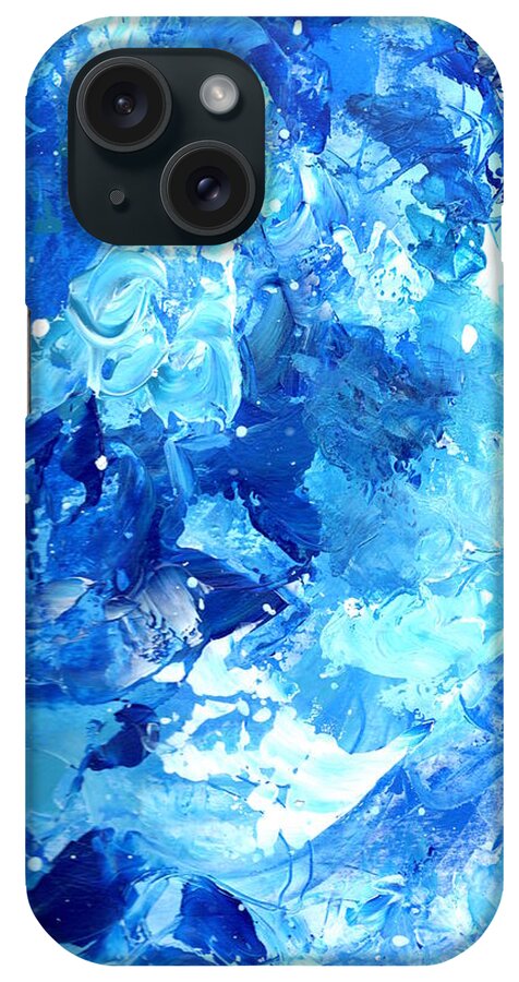 Acrylic iPhone Case featuring the painting Ocean by Marcy Brennan
