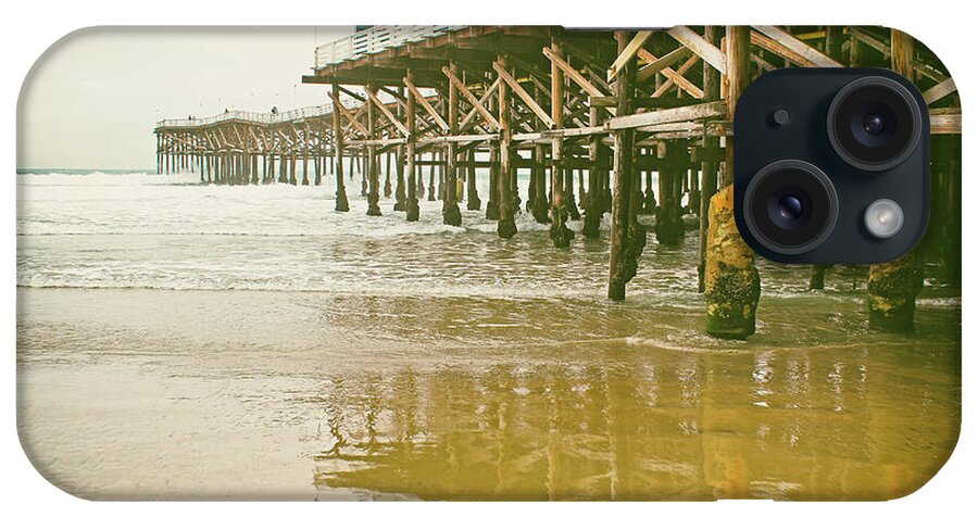 Pier iPhone Case featuring the photograph Ocean Timbers by Becqi Sherman