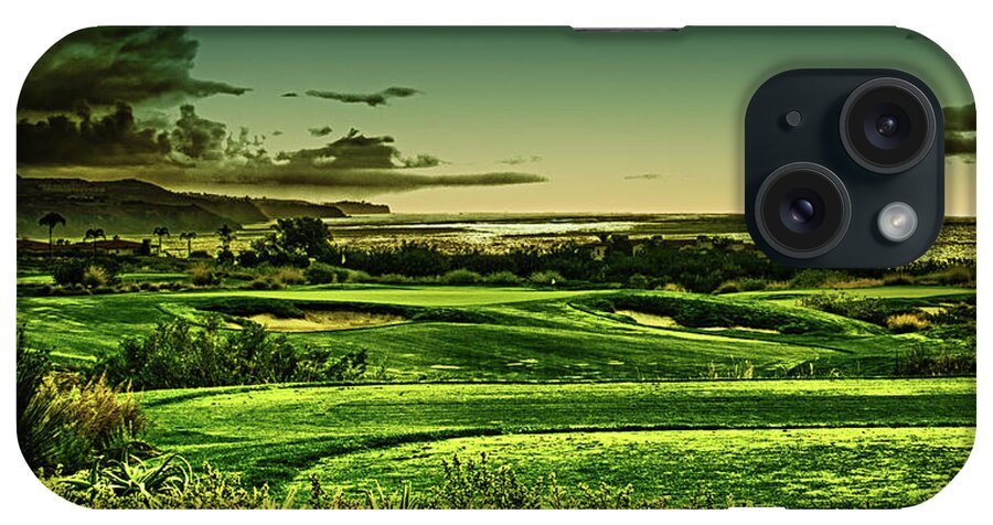 Golf Course iPhone Case featuring the photograph Ocean View Golf Course by Joseph Hollingsworth