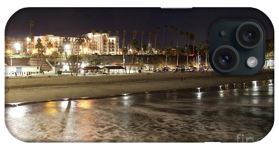 Lights iPhone Case featuring the photograph Oceanside Night by Suzanne Oesterling