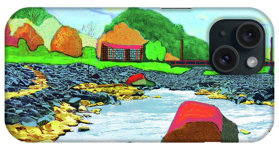 Ocoee River iPhone Case featuring the digital art Ocoee Spring by Rod Whyte