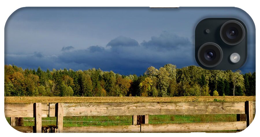 Landscapes iPhone Case featuring the photograph October Light by Tatyana Searcy
