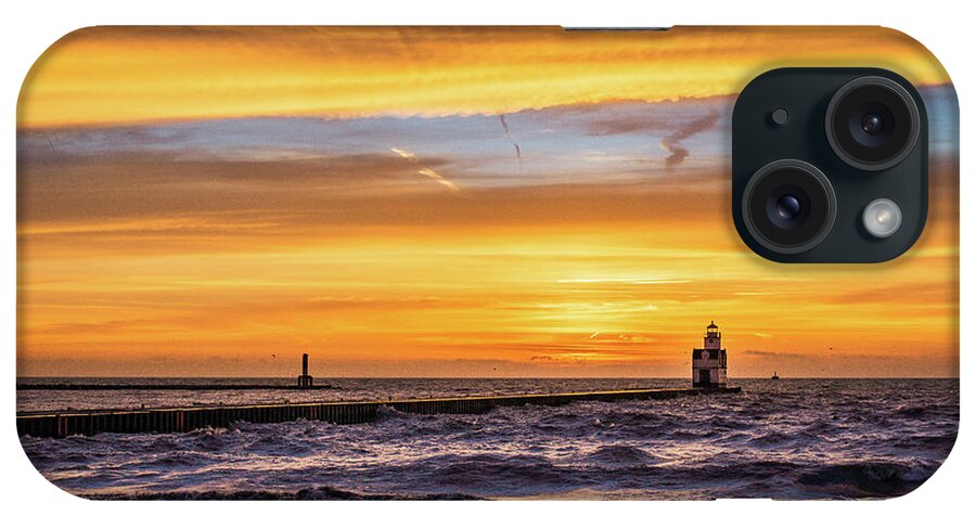 Lighthouse iPhone Case featuring the photograph October Surprise by Bill Pevlor