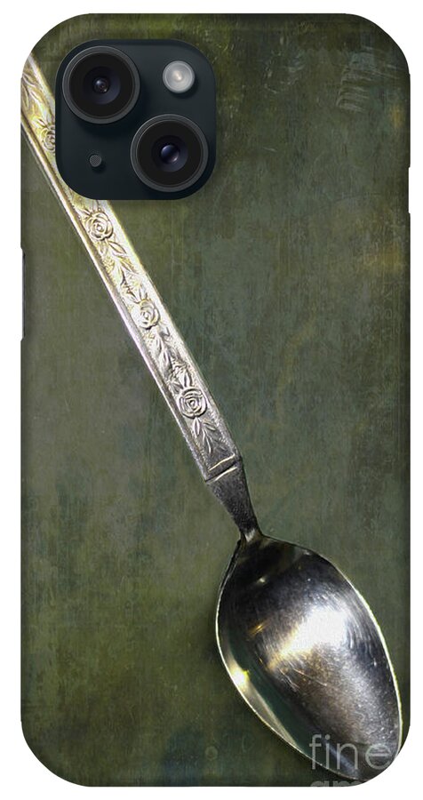 Cutlery iPhone Case featuring the photograph Ode To The Lone Spoon Print 1 by Nina Silver