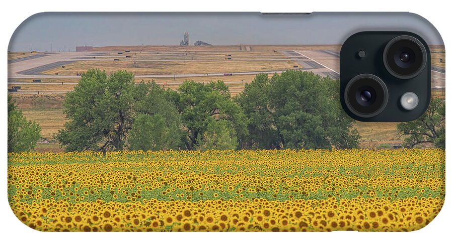 Sunflower Fields iPhone Case featuring the photograph O'er Fields of Gold by Jim Garrison