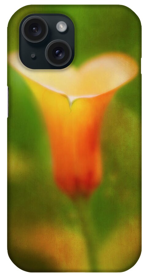 Calla Lily iPhone Case featuring the photograph Offering. by Usha Peddamatham