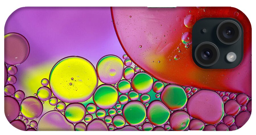 Oil iPhone Case featuring the photograph Oil and Water F by Rebecca Cozart