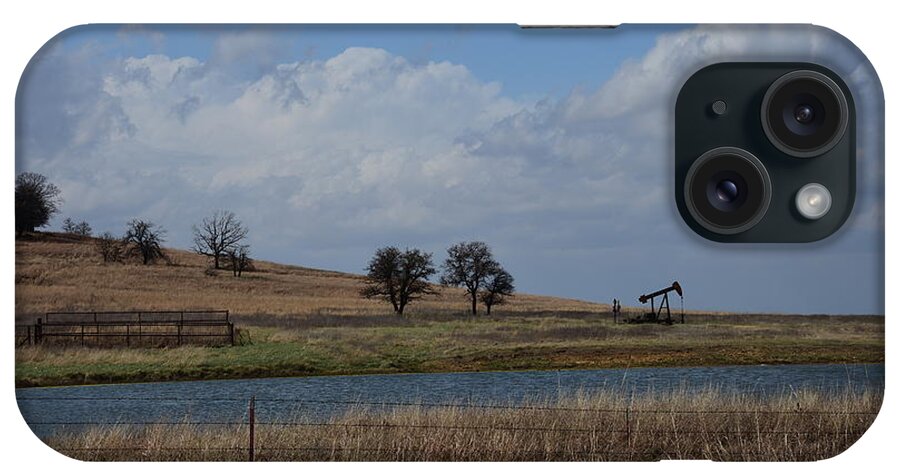 Oil Well iPhone Case featuring the photograph Oklahoma Still Life by Jolynn Reed