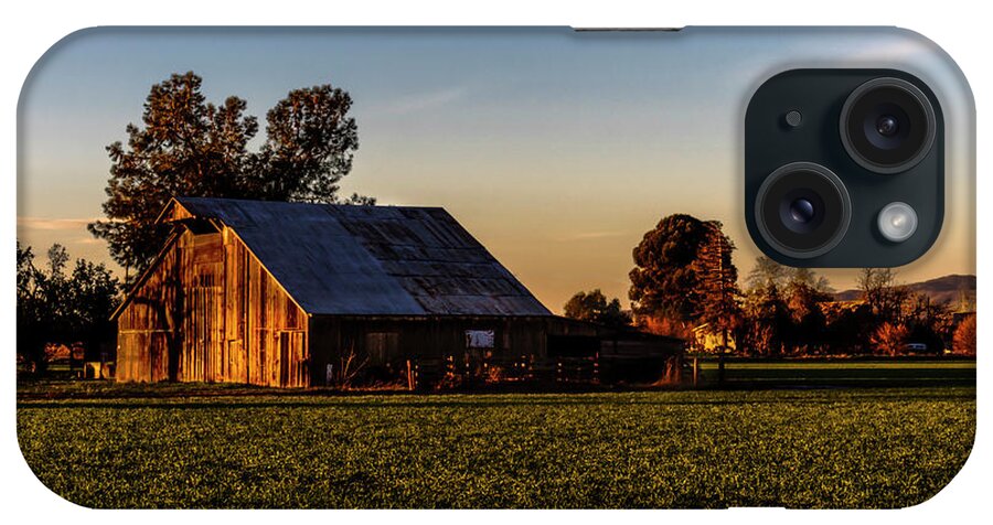 Barn iPhone Case featuring the photograph Old Barn 12 Color by Bruce Bottomley