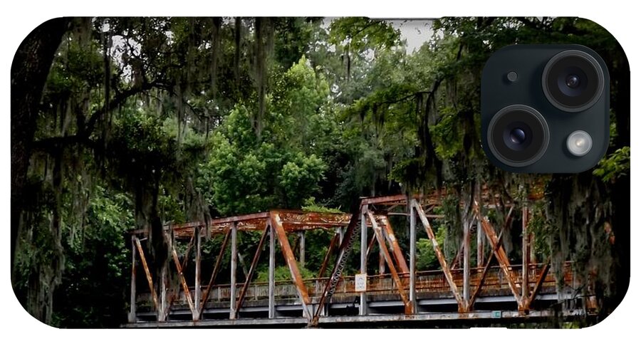 Bridge iPhone Case featuring the photograph Old Bridge to Town by Julie Pappas