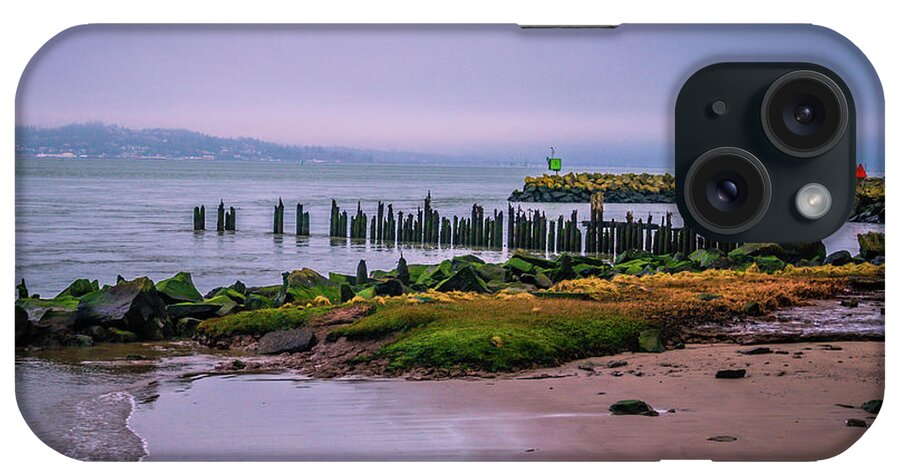 Columbia River iPhone Case featuring the photograph Old Columbia River Docks by Bryan Carter