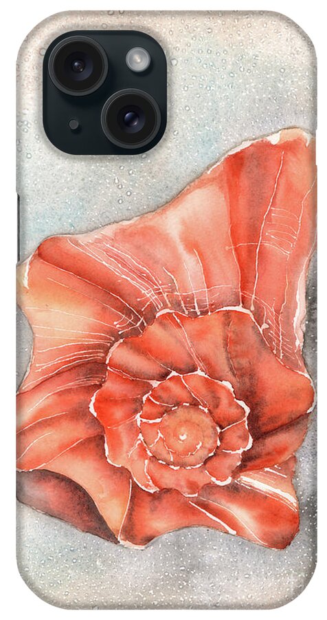 Whelk iPhone Case featuring the painting Old Whelk by Hilda Wagner