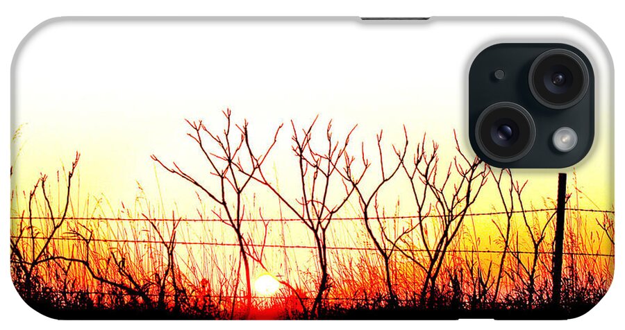 Landscape iPhone Case featuring the photograph Old Fence by David Ralph Johnson