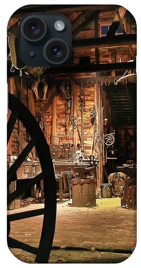 Forge iPhone Case featuring the photograph Old Forge by Tom Cameron