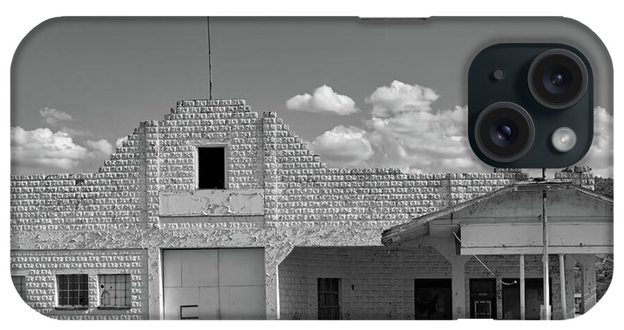 Truxon iPhone Case featuring the photograph Old Gas Station In Truxon, Arizona by Mountain Dreams