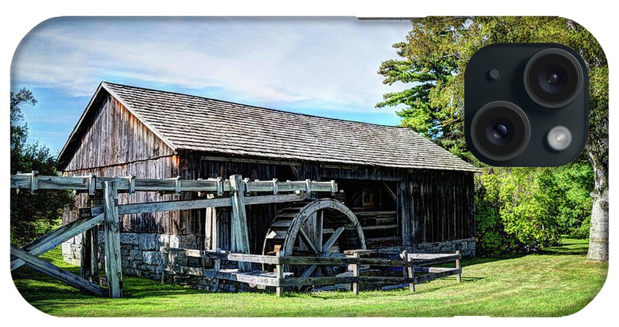 Grist iPhone Case featuring the photograph Old Grist Mill by Deborah Klubertanz