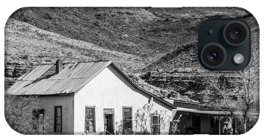 Shafter iPhone Case featuring the photograph Old House and Foothills by SR Green