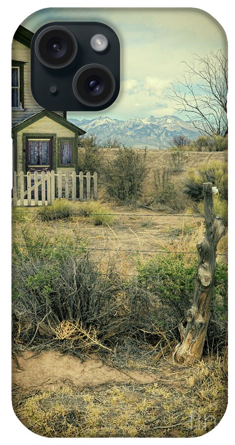 House iPhone Case featuring the photograph Old House Near Mountians by Jill Battaglia