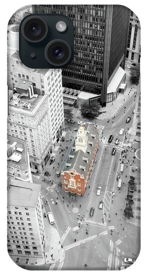 Boston iPhone Case featuring the photograph Old State House by Greg Fortier