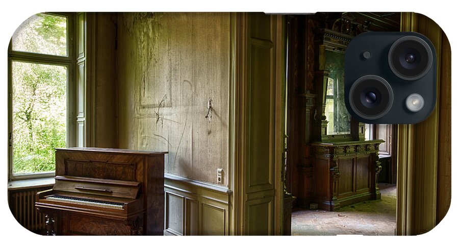 Abandoned iPhone Case featuring the photograph Old Piano - Urban Exploration by Dirk Ercken