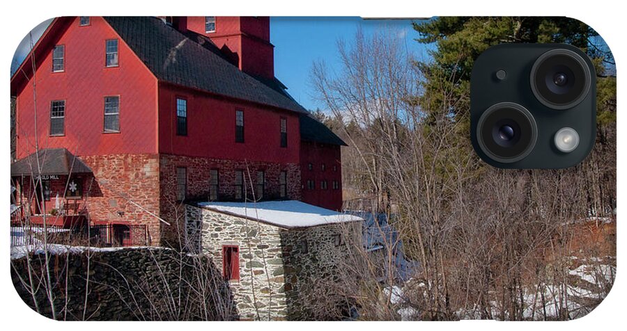 Old Mill iPhone Case featuring the photograph Old Red Mill - Jericho, Vt. by Joann Vitali