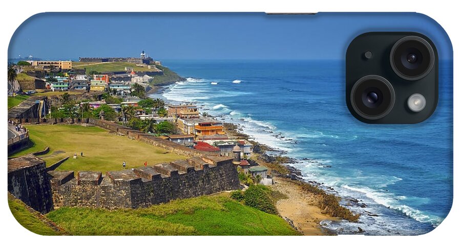 Ocean iPhone Case featuring the photograph Old San Juan Coastline by Stephen Anderson