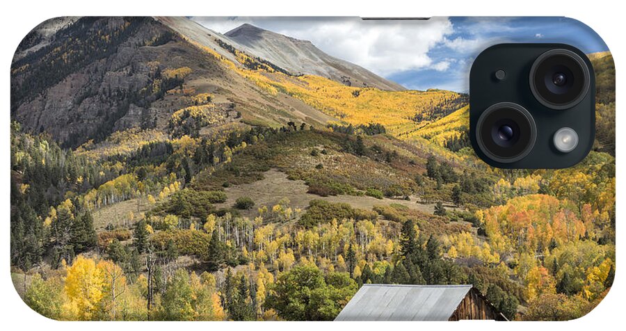 Autumn iPhone Case featuring the photograph Old Shack and Equipment by Denise Bush