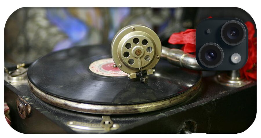 Phonographs iPhone Case featuring the photograph Old Time Photo by Lori Mellen-Pagliaro