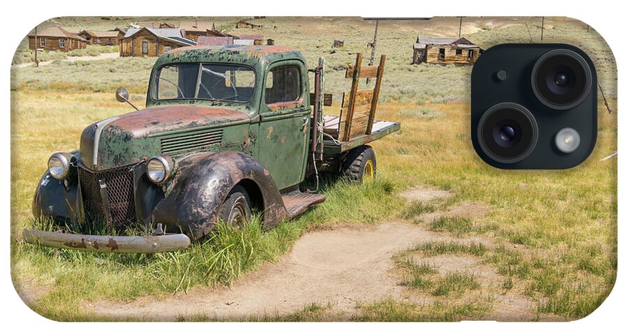 Wingsdomain iPhone Case featuring the photograph Old Truck at The Ghost Town of Bodie California dsc4404 by Wingsdomain Art and Photography