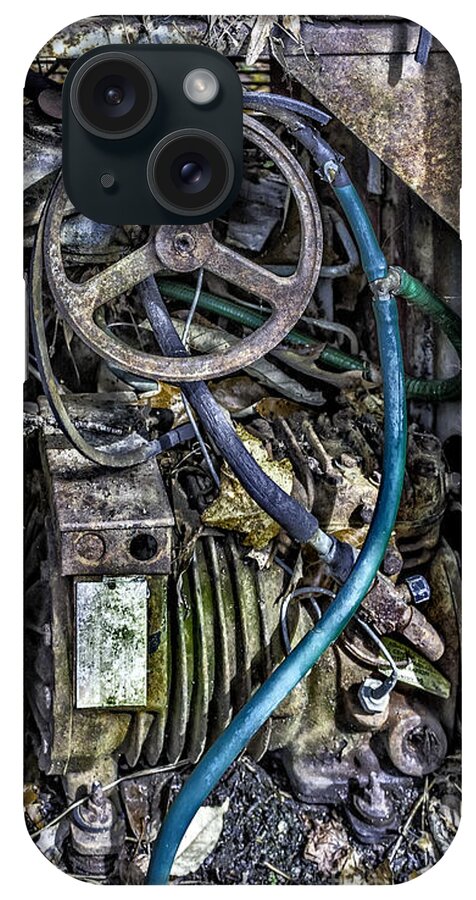 Old iPhone Case featuring the photograph Old Washing Machine Works by Walt Foegelle