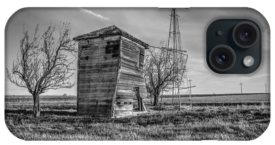 Windmill iPhone Case featuring the photograph Old Windpump by Mike Ronnebeck