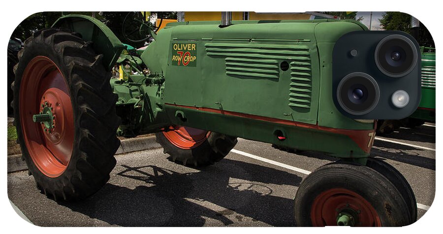 Tractor iPhone Case featuring the photograph Oliver Row Crop 70 by Mike Eingle