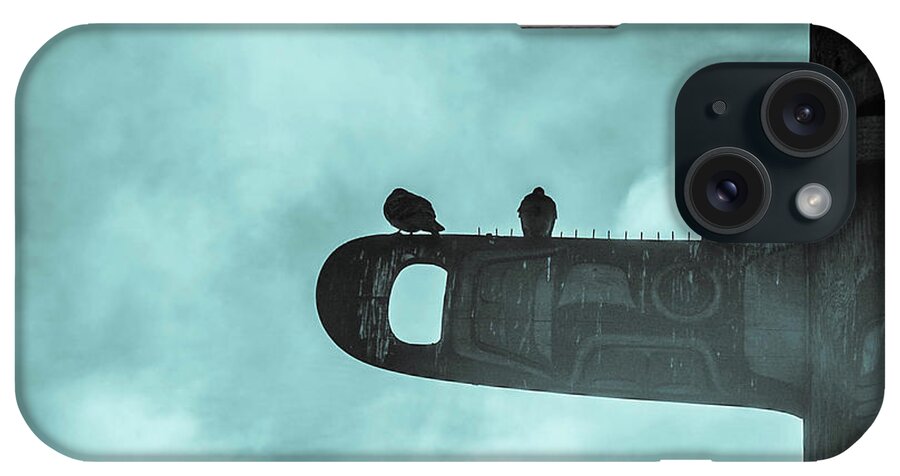 Seattle iPhone Case featuring the photograph Ominously Seatlle by D Justin Johns