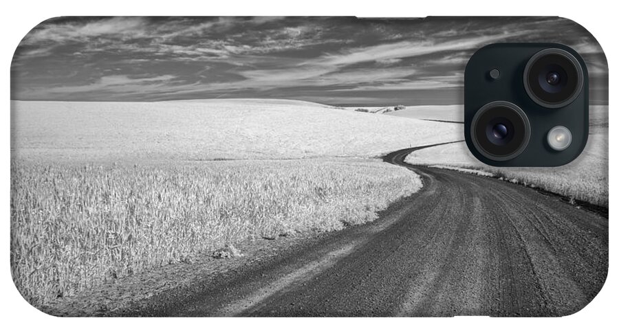 Agriculture iPhone Case featuring the photograph On the Back Road by Jon Glaser