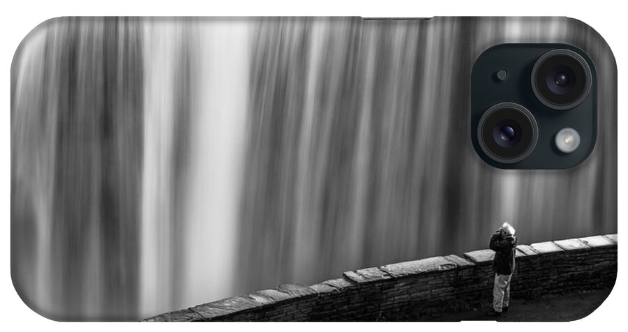 Letchworth iPhone Case featuring the photograph On The Brink by Dave Niedbala