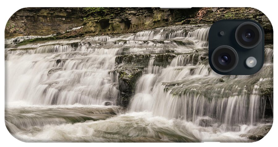 Cascadilla Gorge Trail iPhone Case featuring the photograph On the Cascadilla by Kristopher Schoenleber