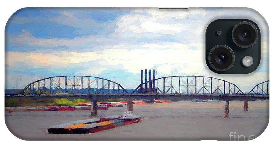 Mississippi River iPhone Case featuring the photograph On the Mississippi by John Freidenberg