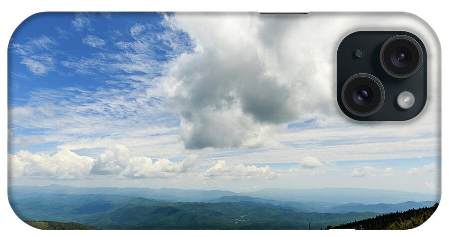 Blue Ridge Parkway iPhone Case featuring the photograph On the Mountain - In the Clouds by Joni Eskridge