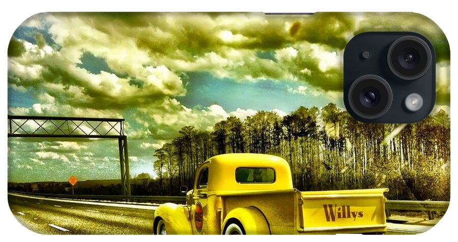 Landscape iPhone Case featuring the photograph On The Road Again by Carlos Avila
