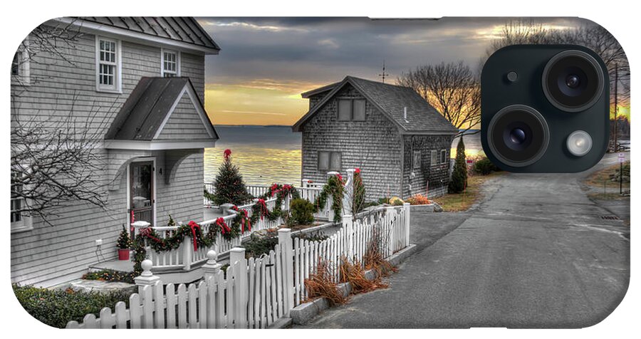 Maine Coast iPhone Case featuring the photograph On the Way Out of Town by Jeff Cooper